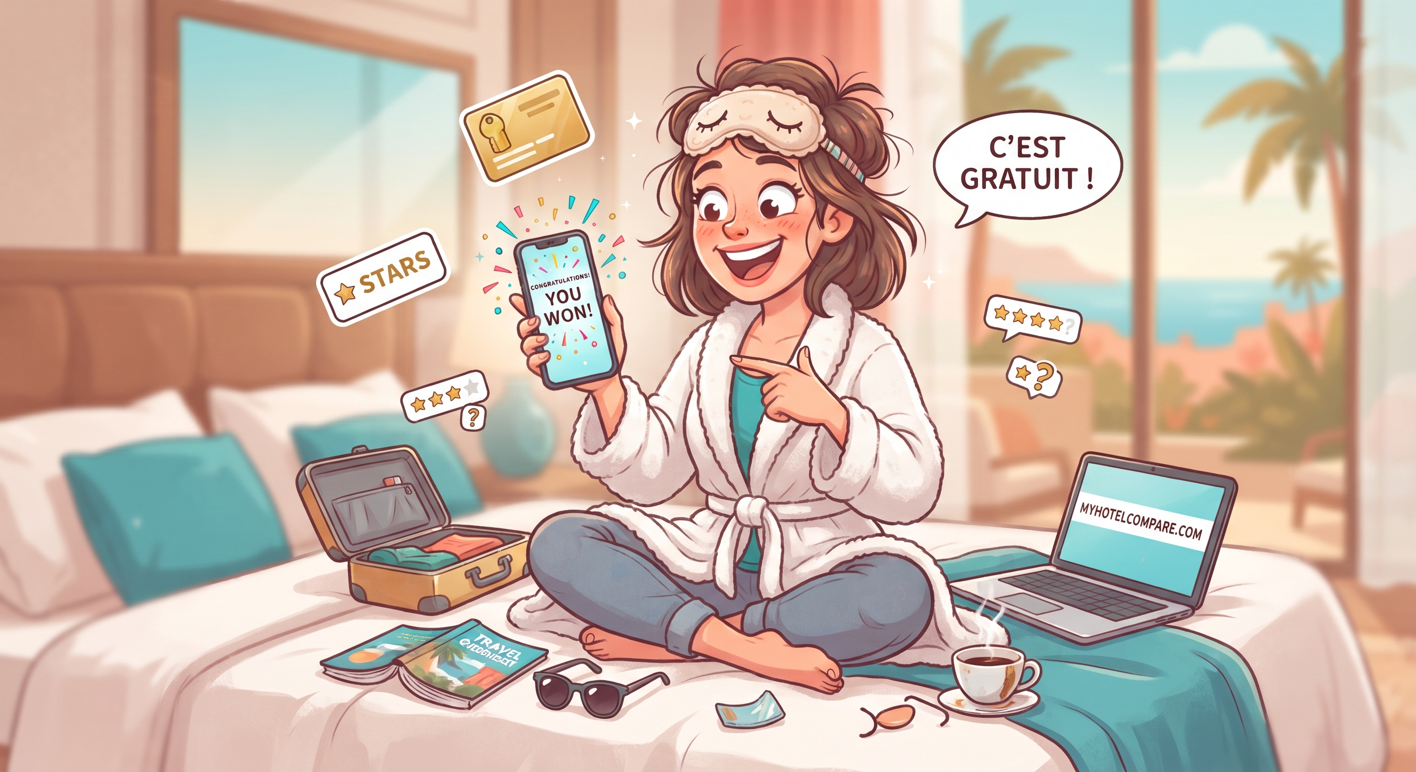 Comment gagner une nuit d'hôtel gratuite (et pourquoi les avis clients cachent la vérité)